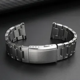 Titta på band 20mm 22mm 24mm 26mm 28mm rostfritt stål med metallkedjetillbehör som är lämpliga för Desai -armband 230803