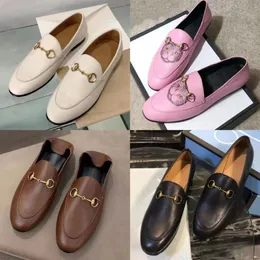 100% модельные туфли, лоферы из натуральной кожи, складная обувь, женские и мужские лоферы с металлическим принтом и круглым носком, шлепанцы, дизайнерские туфли Horsebit
