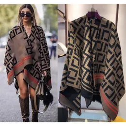 Scarf 2023 Europe and the United States new high-end slit stripes women's autumn winter scarf fashion trend simple scarf shawl lace cashmere shawl scarf