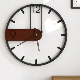 Wall Clocks Modern Digital Clock Nixie Minimalist Industrial Luxury Quiet Movement Horloge Murale Living Room