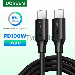 Ładowarki/kable Ugreen USB C kabel 100W dla MacBook Pro dla Samsung Galaxy A52S Szybkie kabel ładujący 5A wbudowany w e-marker chip