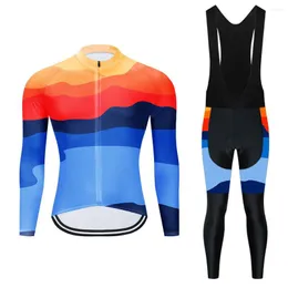 레이싱 세트 여성 사이클링 스포츠 세트 남자 재킷 여름 의류 산악 자전거 블라우스로드 팀 유니폼 옷 남자 복장 저지