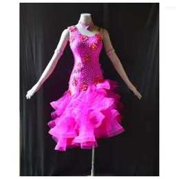 Stage Wear KAKA-LD200510 Custom Made Women Dance Girls Fringe Latin Dress Salsa Tango Samba Rumba Chacha