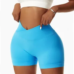 Shorts Active Cloud Hide Mulheres Treino Yoga Fitness Cintura Alta S-XXL Calças de Ginástica Esportes Sem Costura Calças Secagem Rápida SEXY BuLeggings