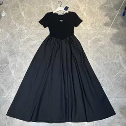 women designer clothing lady dresses Short sleeve girl Dress Size S-L high quality Oversized skirt design girl skirt Aug02