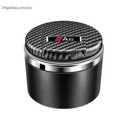 New Car Ashtray With Blue LED Cigar Ashtray For Audi A3 A4 A5 A6 A7 A8 Q3 Q5 Q7 Q8 ABT Ash Tray Portable Ashtray274H