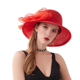 Organza Bucket Hat Summer Korean Bow Mesh Breathable Basin Hat Sun Protection Sunscreen Hat Female Outing Sombreros De Mujer