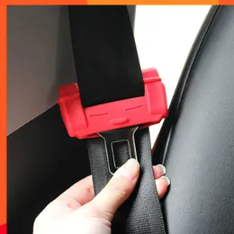 새로운 새로운 유니버설 카시트 벨트 버클 클립 보호자 실리콘 내부 버튼 케이스 스크래치 커버 안전 액세서리 자동차 장식