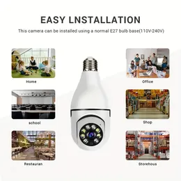 Home Guard Wireless Light Bulb Camera with 360 Degree View and 2.4G Wifi Connectivity - Secure Your Home with this Smart Security Camera