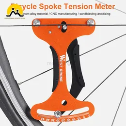 Verktyg Mountain Bike Spoke spänningsmätare Bicycle Wheel Builders Reparationer Verktyg Bekväma grepptillbehör Tensiometer Bike Repair Tool HKD230804