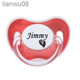 Pacifiers# MIYOCAR custom any name unique color bling Metallic pacifier dummy BPA free unique gift for new born baby shower x0804