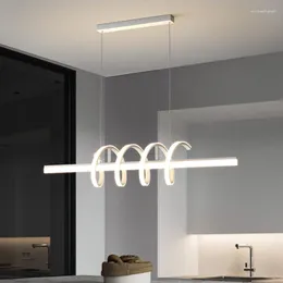 Lampy wiszące nowoczesne światła LED do jadalni salonu kuchnia restauracja