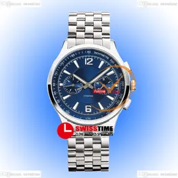 TWF Polaris Q90284702 JL751H Automatisk herrar Titta på Blue Dial DayDate rostfritt stål Armband Super Version Edition Herrenuhr Reloj Hombre Watches Swisstime B2