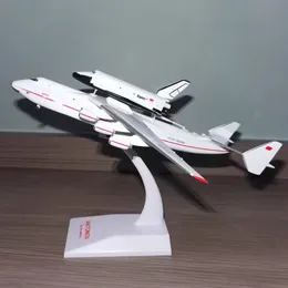 Aircraft Modle Scale 1 400 Antonov Airlines An225 Mriya Aircraft and Buran Space Shuttle Plane Model Ukraine Aviation Educational Toys for Boys 230803