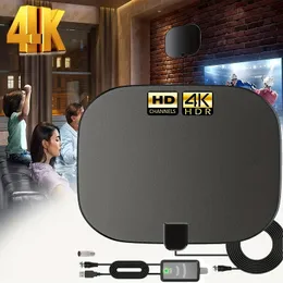 Antenna HDTV digitale per interni HD amplificata - 250+ miglia a lungo raggio, supporto 4K 1080p, tutti i canali HD locali