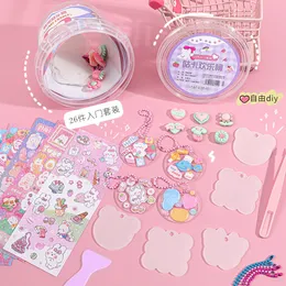 Adesivi adesivi 26PCS Guka Happy Bucket Sticker Handbook Material Set Cartoon Aesthetic 230803