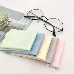 5 Pcs/Lot Blue/Pink/Green Microfiber Glasses Lens Clothes Jewelry Piano Computer Phone Screen Cleaning Wipe Cloth 14.5*17.5CM