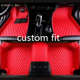 フォードフォーカスエクスプローラーF150 Mondeo Fiesta Mustang Escape 2004-2020 Automotive Interior272pのカスタムカーフロアマット