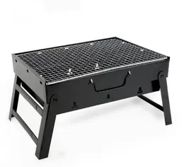 BBQ Grills Portable Foldble Patio Barbecue Charcoal Grill spis rostfritt stål utomhus camping picknick 85da 230804