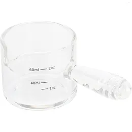 Geschirr-Sets, Espressotasse, Glas, Milchkännchen, Krug, Skala, Design, Kaffee, transparent, Milchmessung, Zuhause