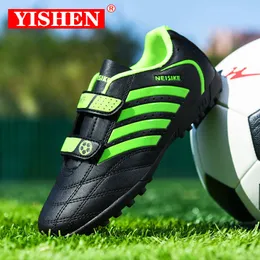 Sneakers Yishen Football Shoes Kids Soccer Cleats Grass Training Sport för Boy Footwear TF Chaussures De Foot Pour Enfants 230804