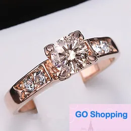 American Jewelry Micro Setting Ring Fashion Diamond Ring Personality Creative Couple Anéis Jóias Atacado