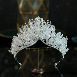 Wedding Hair Jewelry beaded crown headdress bridal wedding dress with baroque atmosphere banquet birthday wholesale 230804