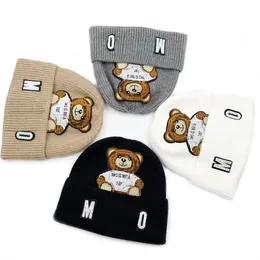 Luxurys Designers Beanie Hat Skull CapWinter Unisex Cashmere Letters Casual Outdoor Bonnet Knit Hats Warm Multicolor Fashion Bear Beanies