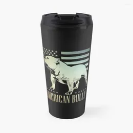 Vattenflaskor American Bully Travel Coffee Mug Cup Coffe