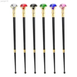 Trekking Poles Luxury Walking Sticks Canes Men Diamond Type Handle Decorative Walking Cane HKD230804