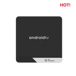 최신 G7 Max Android 11 OS TV Box Amlogic S905Y4 Quad Core 4GB RAM 32GB 64GB ROM 듀얼 WIFI BT 보이스 지원 100M 1000M LAN