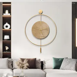 Zegary ścienne nowoczesne luksusowe zegar zaawansowany inteligentny biuro kreatywny projekt nordycki sypialnia mecanimmo reloJ pared dekoracje