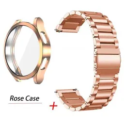 Strap + TPU case For Samsung Galaxy Watch 5 4 44mm 40mm Active 2 Bracelet Cover Galaxy Watch 4 Classic 46mm 42mm Metal Band