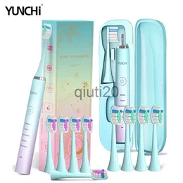 smart electric toothbrush Portable Yunchi Sonic Adult's Electric Toothbrush 5 Modes 2 Mins Smart Timer USB Rechargeble 4 Hours Fast Charge Last Up 45 Days x0804