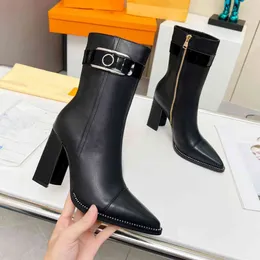 Designer Boot Ankle Booties Winter Luis Heel Boot Martin Leather Platform Letter Vuttonity Blonde Woman Shoes dsvsd
