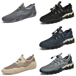 2023 Designer Light Style Shoes Men Black Grey Brow Bule Beige Treable Mens Treners Outdoor Sports Sneakers Kolor 5