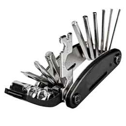 Narzędzia 16 in1 rower mycil rowerowe mini krotność zestaw narzędzi naprawczy wielofunkcyjny heks klucza nakrętka Odpróbka opona hex allen klawisz śrubokręta HKD230804