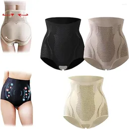 Shapers da donna 1PC Donna Ice Silk Ion Fiber Repair Shaping Device Vita alta Tummy Control Short BuLifting Shorts Restauro Shaper