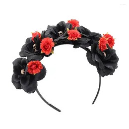 Bandanas Hair Accessories Halloween Flower Hoop Headpiece nakrycia głowy