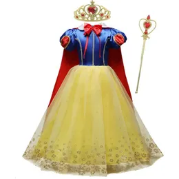 Girl's Dresses Fantasy Girl Princess Costume for Kids 4 6 8 10 Y Carnival Halloween Kids Cosplay Dresses Children Birthday Vestidos 230803