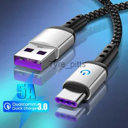 Laddare/kablar LED -belysning USB Typ C -kabel Snabb laddningsladdare Mikro USB -datakabel för Samsung Xiaomi Poco X3 M3 Telefon USBC Wire Cord X0804