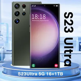 S23ultra High Quality Unlocking 4G 5G Telefon 6,8-tums S23 Smartphone S23 Galaxy S23ultra Super Smart