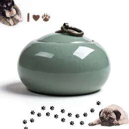 Andra kattförsörjningar handgjorda keramiska husdjur urn för små hundar katter kaniner djur minneskremation aska begravningsbegravning mindessak 230804
