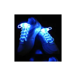 Novidade Iluminação 30Pcs15 Pares Led Flashing Shoe Cadarço Fibra Óptica Cadarço Luminoso Iluminado Sapatos Lace Drop Delivery Lights Dhmum