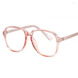 Sunglasses Frames 2023 Pink Transparent Glasses Frame Computer Eyewear And Myopia Eyeglasses Women Square Clear