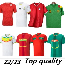 22 Ghana Maroko Koszulki piłkarskie Senegal Mane Hakimi Saiss 22 23 Special Cameroun Maillot de Foot Ziyech Drużyna narodowa Kouyate Sarr Football Mundus