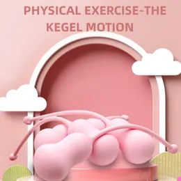 EggsBullets Female Kegel Pelvic Floor Muscle Ball Jump Egg Adult Sex Toys For Women Postnatal Repair A Box Of Five 230804