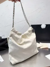 Borse a tracolla da donna in vera pelle di lusso Tote Crossbody Borsa a catena bianca Borse per la spesa da donna Borsa da donna firmata