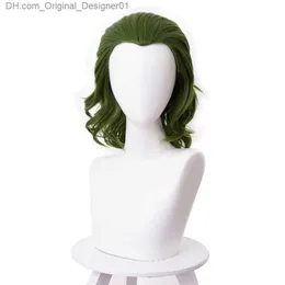 Синтетические парики Joy Beauty Hair Joker Ролевой парик Arthur Fleck Joker Wig Curly Green Syntetic Hair Horror Clown Ролевой реквизит Wig Z230809