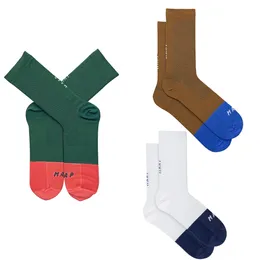 Sports Socks Maap Division Cycling Summer Breattable Bike Compression Outdoor Sport Slip Sock för att köra basket 230814